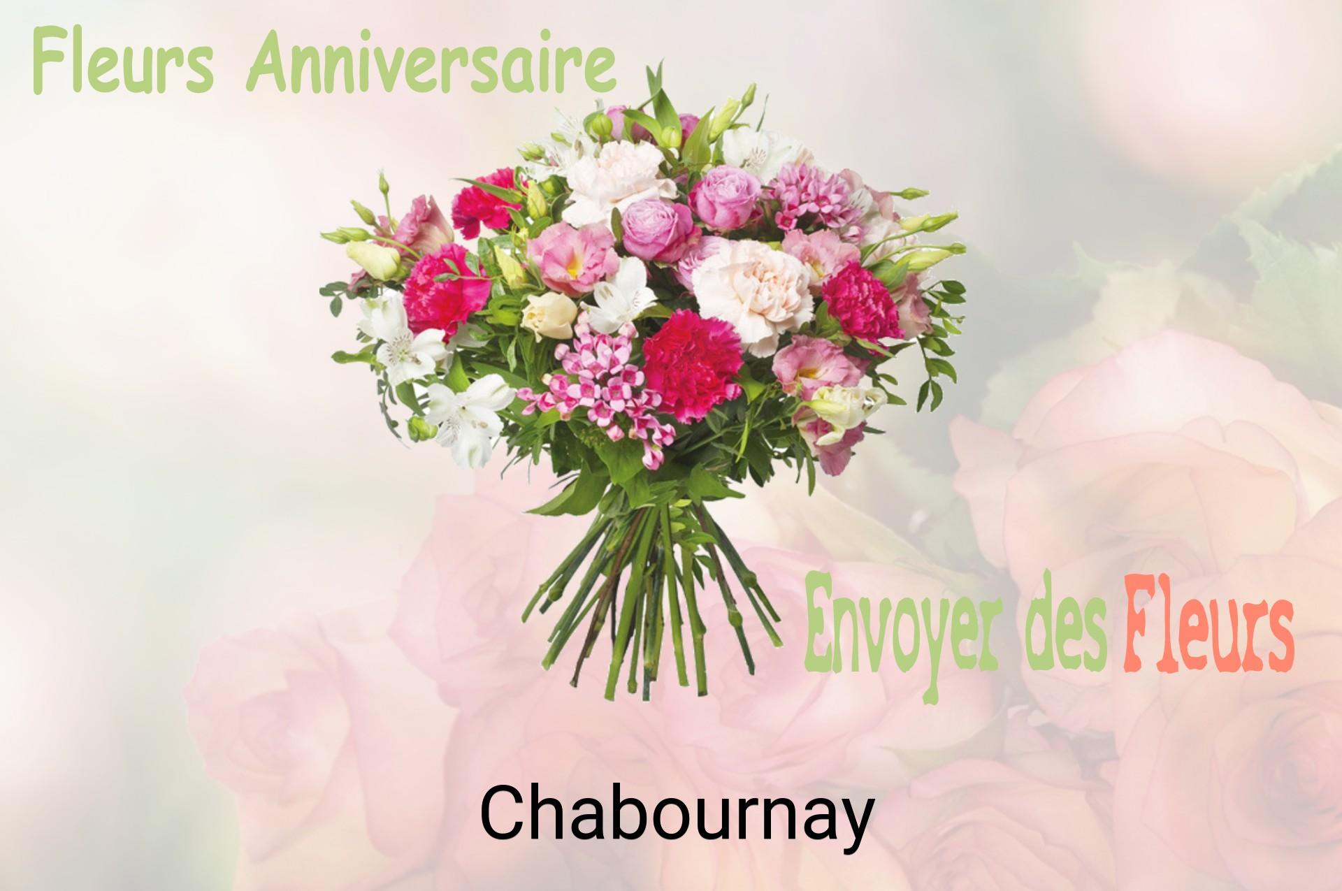 Bouquet de fleurs d’anniversaire livré à Chabournay