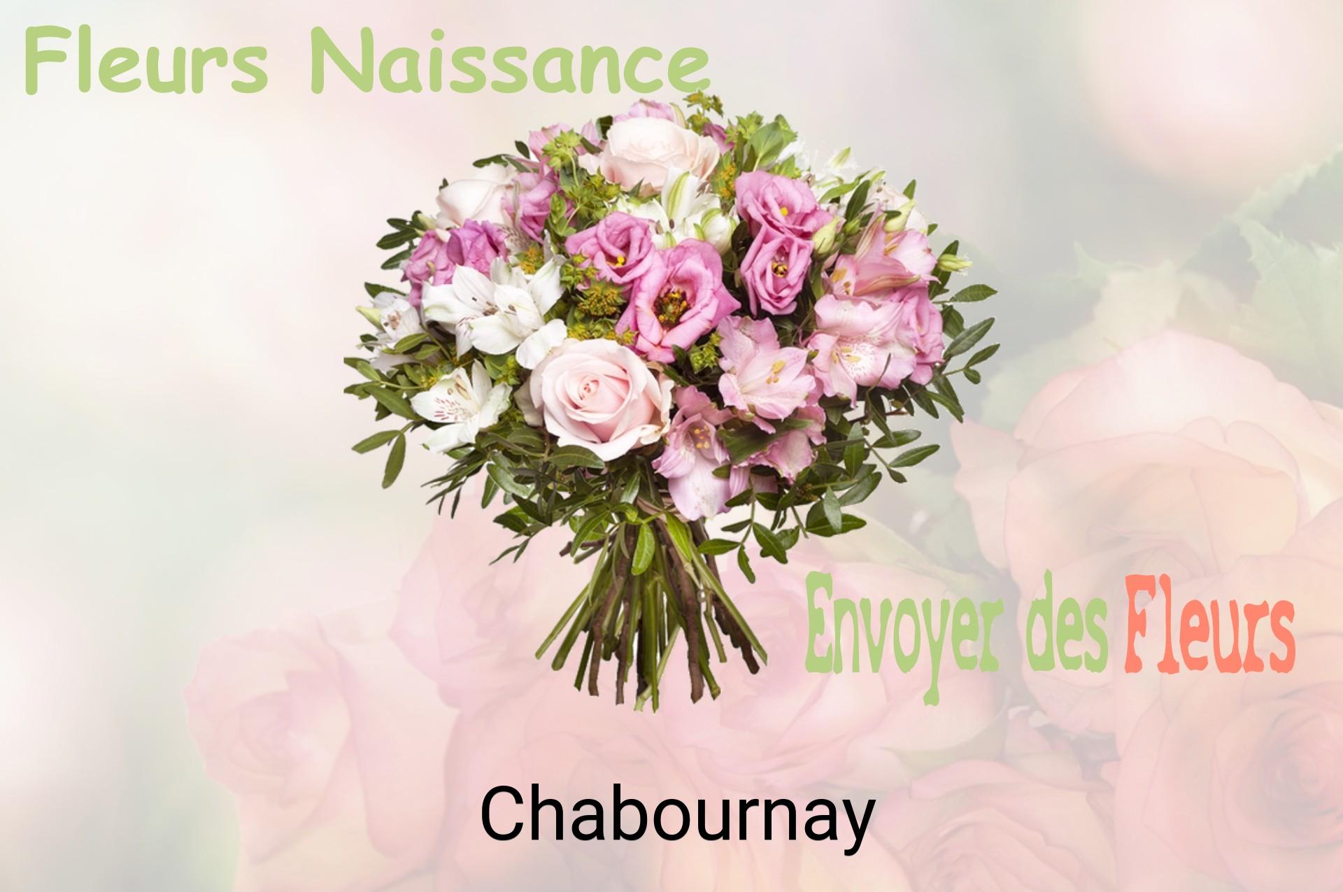 Bouquet de fleurs de naissance livré à Chabournay